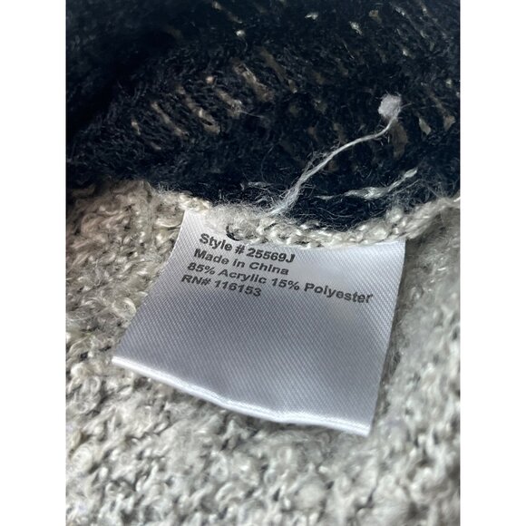 Black Cat Knit Sweater By Poof Excellence - Womens Small Acrylic/Polyester Blend - Picture 10 of 11